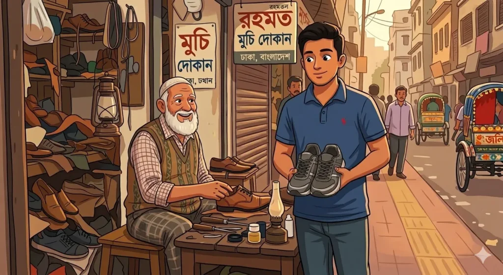 হার না মানা এক জোড়া জীর্ণ জুতো অনুপ্রেরণামূলক গল্প